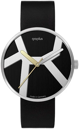 Bauhaus Walter Gropius Forum Move Deluxe Leather Strap WG015-02Z