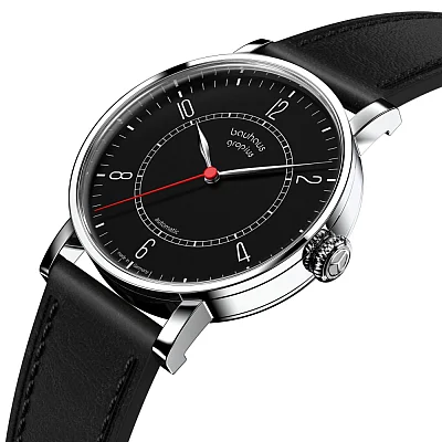 Bauhaus Walter Gropius New Bauhaus Automatic Leather Strap WG.NA001-03