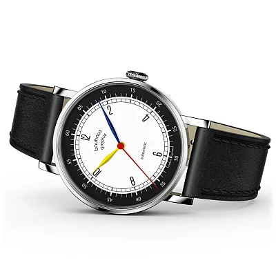 Bauhaus Walter Gropius New Bauhaus Automatic Leather Strap WG.NA002-04