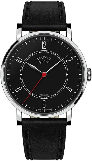 Bauhaus Walter Gropius New Bauhaus Automatic Leather Strap WGNA001-03
