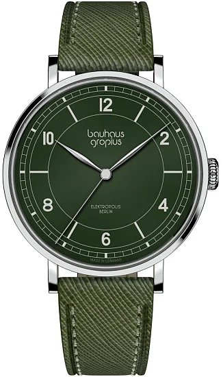 Bauhaus Walter Gropius New Bauhaus Elektropolis Leather Strap WGN006-03