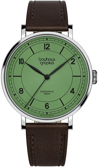 Bauhaus Walter Gropius New Bauhaus Elektropolis Leather Strap WGN007-04