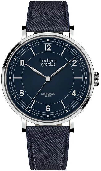 Bauhaus Walter Gropius New Bauhaus Elektropolis Leather Strap WGN006-04