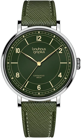 Bauhaus Walter Gropius New Bauhaus Elektropolis Leather Strap WGN005-03