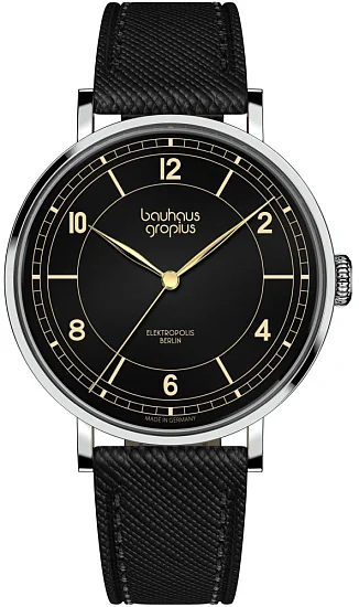 Bauhaus Walter Gropius New Bauhaus Elektropolis Leather Strap WGN005-01