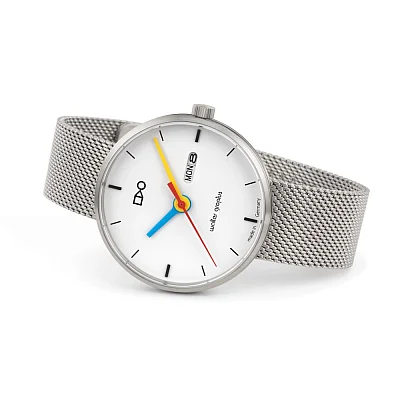 Bauhaus Walter Gropius Forum Simplex Mesh Day-Date WG.007-03M