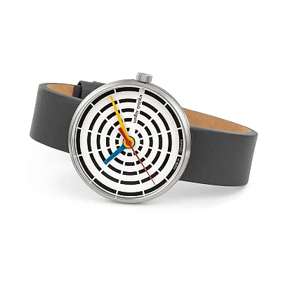 Bauhaus Walter Gropius Forum Space Loop Leather Strap WG.003-01