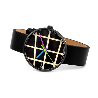 Bauhaus Walter Gropius Forum Window Deluxe Leather Strap WG.012-03Z