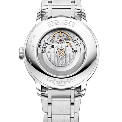 Baume & Mercier Classima Gent Automatic Date Steel White Dial M0A10854