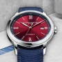  Zdjęcie 6 Baume & Mercier Classima Gent Automatic Date Synthetic Strap Violet Dial M0A10694