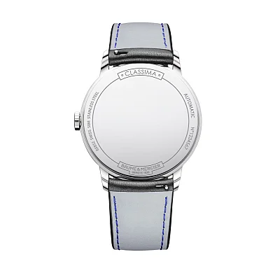 Baume & Mercier Classima Gent Automatic Date Leather Strap Black Dial M0A10453