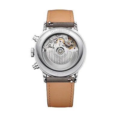 Baume & Mercier Classima Gent Automatic Chronograph Date Leather Strap Green Dial M0A10783