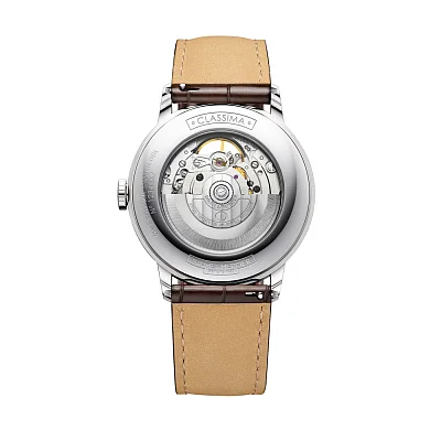 Baume & Mercier Classima Gent Automatic Leather Strap Grey Dial M0A10524