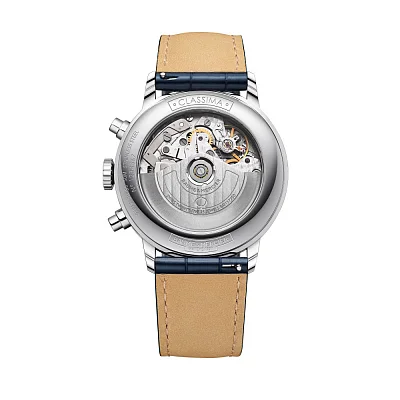 Baume & Mercier Classima Gent Automatic Chronograph Date Leather Strap Grey Dial M0A10330