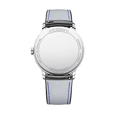 Baume & Mercier Classima Gent Automatic Date Leather Strap White Dial M0A10332