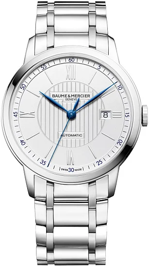 Baume & Mercier Classima Gent Automatic Date Steel Grey Dial M0A10334