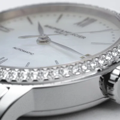 Baume & Mercier Classima Lady Automatic Date Steel White Dial Diamonds M0A10479