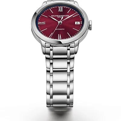 Baume & Mercier Classima Lady Automatic Date Steel Violet Dial M0A10691