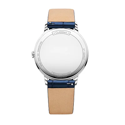 Baume & Mercier Classima Lady Quartz Date Leather Strap White Dial M0A10355