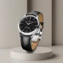  Zdjęcie 8 Baume & Mercier Clifton Gent Baumatic Leather Strap Black Dial Date COSC Chronometer M0A10692