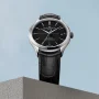  Zdjęcie 5 Baume & Mercier Clifton Gent Baumatic Leather Strap Black Dial Date COSC Chronometer M0A10692
