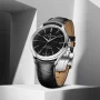  Zdjęcie 7 Baume & Mercier Clifton Gent Baumatic Leather Strap Black Dial Date COSC Chronometer M0A10692