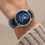  Zdjęcie 3 Baume & Mercier Clifton Gent Baumatic Moonphase Date Leather Strap Blue Dial M0A10756