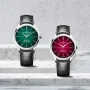  Zdjęcie 6 Baume & Mercier Clifton Gent Baumatic Leather Strap Green Dial Date COSC Chronometer M0A10592