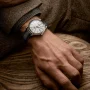  Zdjęcie 3 Baume & Mercier Clifton Gent Baumatic Leather Strap White Dial Date COSC Chronometer M0A10518