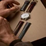  Zdjęcie 6 Baume & Mercier Clifton Gent Baumatic Leather Strap White Dial Date COSC Chronometer M0A10518