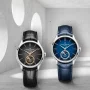  Zdjęcie 10 Baume & Mercier Clifton Gent Baumatic Moonphase Date Leather Strap Blue Dial M0A10756