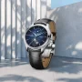  Zdjęcie 8 Baume & Mercier Clifton Gent Baumatic Moonphase Day-Date Leather Strap Blue Dial M0A10593