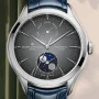  Zdjęcie 9 Baume & Mercier Clifton Gent Baumatic Moonphase Day-Date Leather Strap Grey Dial M0A10548