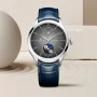  Zdjęcie 10 Baume & Mercier Clifton Gent Baumatic Moonphase Day-Date Leather Strap Grey Dial M0A10548