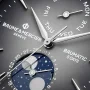  Zdjęcie 8 Baume & Mercier Clifton Gent Baumatic Moonphase Day-Date Leather Strap Grey Dial M0A10548
