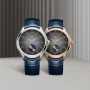  Zdjęcie 12 Baume & Mercier Clifton Gent Baumatic Moonphase Day-Date Leather Strap Grey Dial M0A10548