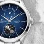  Zdjęcie 3 Baume & Mercier Clifton Gent Baumatic Moonphase Day-Date Steel Blue Dial M0A10725