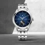  Zdjęcie 2 Baume & Mercier Clifton Gent Baumatic Moonphase Day-Date Steel Blue Dial M0A10725