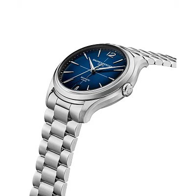 Baume & Mercier Clifton Gent Baumatic Date Steel Blue Dial M0A10792