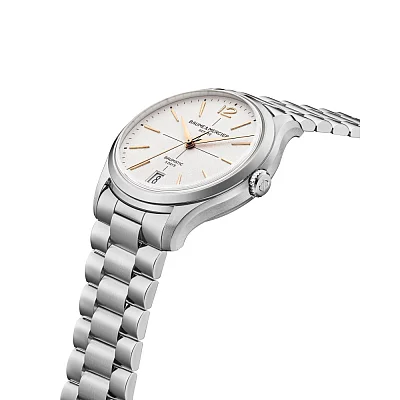 Baume & Mercier Clifton Gent Baumatic Date Steel Grey Dial M0A10793