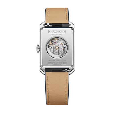 Baume & Mercier Hampton Gent Automatic Leather Strap Blue Dial Limited Edition M0A10732