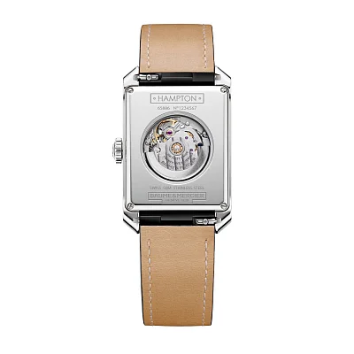 Baume & Mercier Hampton Gent Automatic Leather Strap Grey Dial M0A10522