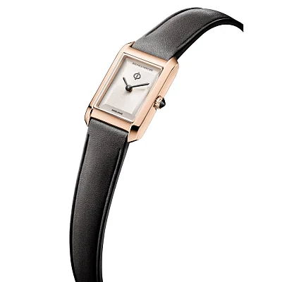 Baume & Mercier Hampton Lady Quartz Leather Strap Beige Dial M0A10861