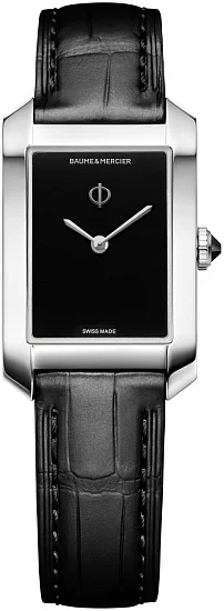 Baume & Mercier Hampton Lady Quartz Leather Strap Black Dial M0A10813