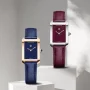  Zdjęcie 8 Baume & Mercier Hampton Lady Quartz Leather Strap Burgundy Dial Limited Edition M0A10673