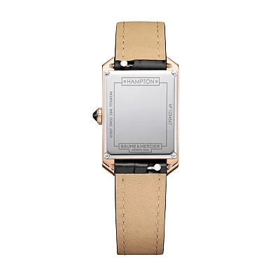 Baume & Mercier Hampton Lady Quartz Leather Strap Grey Dial Limited Edition M0A10752