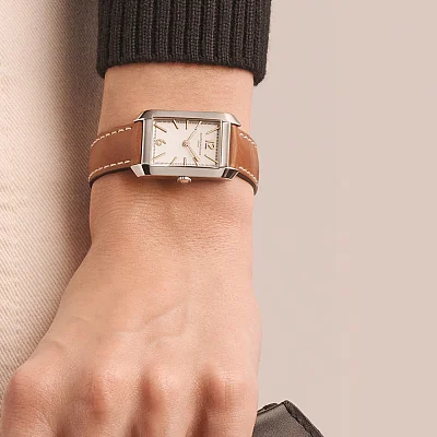 Baume & Mercier Hampton Lady Quartz Leather Strap Grey Dial Limited Edition M0A10472