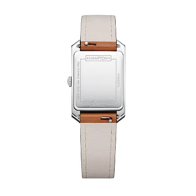Baume & Mercier Hampton Lady Quartz Leather Strap Grey Dial Limited Edition M0A10472