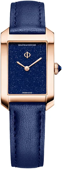 Baume & Mercier Hampton Lady Quartz Leather Strap Night Blue Dial Limited Edition M0A10674