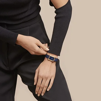 Baume & Mercier Hampton Lady Quartz Leather Strap Night Blue Dial Limited Edition M0A10674